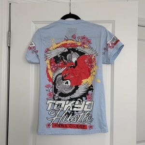 Light Blue Graphic T-Shirt